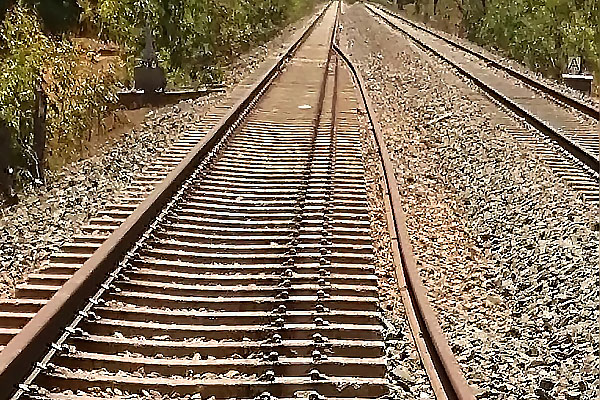 Rail vandalism